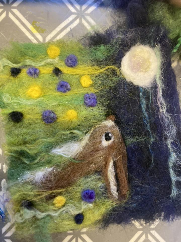 Needle Felted Hare Workshop Needle Felted Hare Workshop